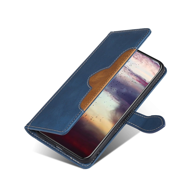 For Nokia G60 5G Skin Feel Magnetic Buckle Leather Phone Case(Blue) - Nokia Cases by buy2fix | Online Shopping UK | buy2fix