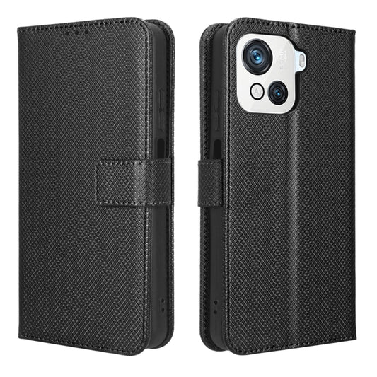 For Blackview OSCAL C80 Diamond Texture Leather Phone Case(Black) by buy2fix