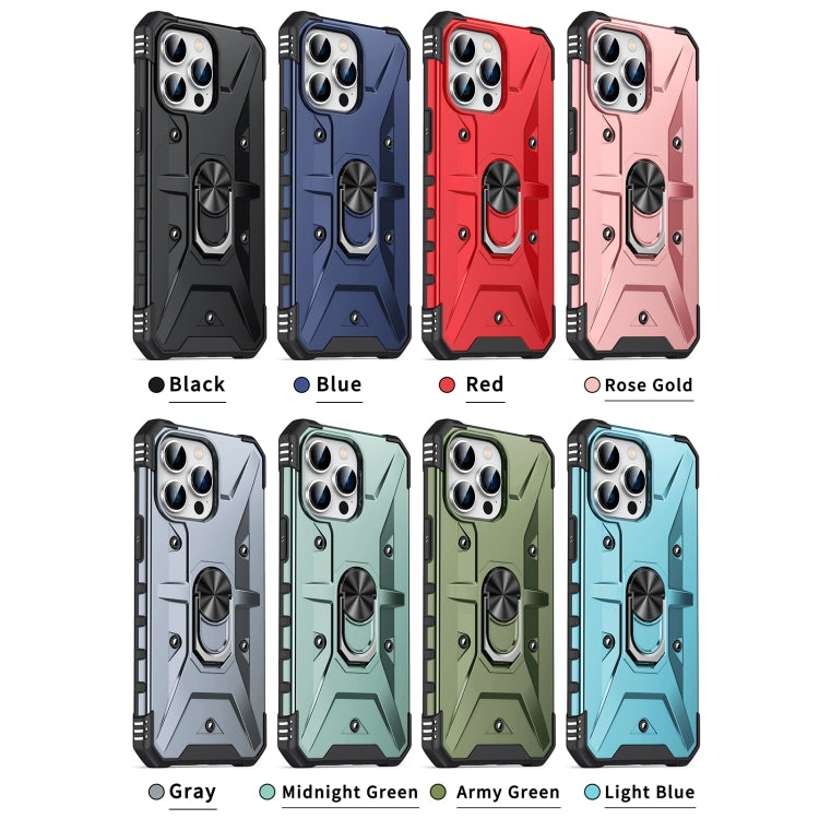 For iPhone 11 Pro Max Ring Holder Phone Case(Grey) - iPhone 11 Pro Max Cases by buy2fix | Online Shopping UK | buy2fix