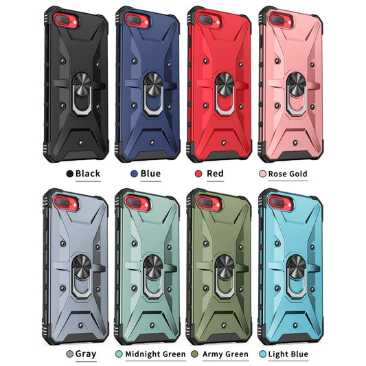 For iPhone 7 Plus / 8 Plus Ring Holder Phone Case(Black) by buy2fix