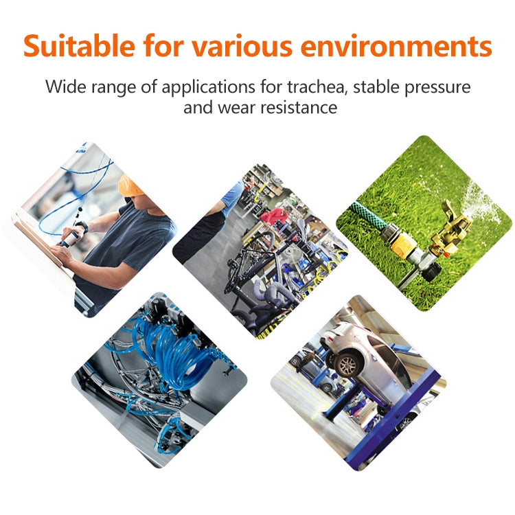 LAIZE Pneumatic Compressor Air Flexible PU Tube, Specification:6x4mm, 160m(Blue) by LAIZE