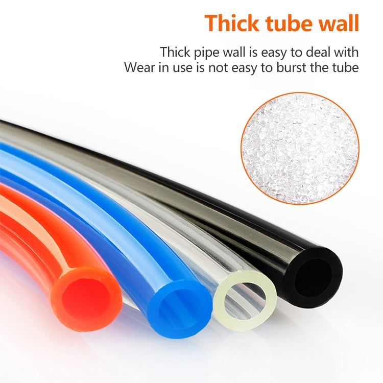 LAIZE Pneumatic Compressor Air Flexible PU Tube, Specification:6x4mm, 200m(Transparent) - PU Air Pipe by LAIZE | Online Shopping UK | buy2fix