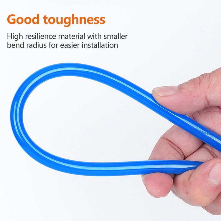 LAIZE Pneumatic Compressor Air Flexible PU Tube, Specification:6x4mm, 200m(Transparent) - PU Air Pipe by LAIZE | Online Shopping UK | buy2fix