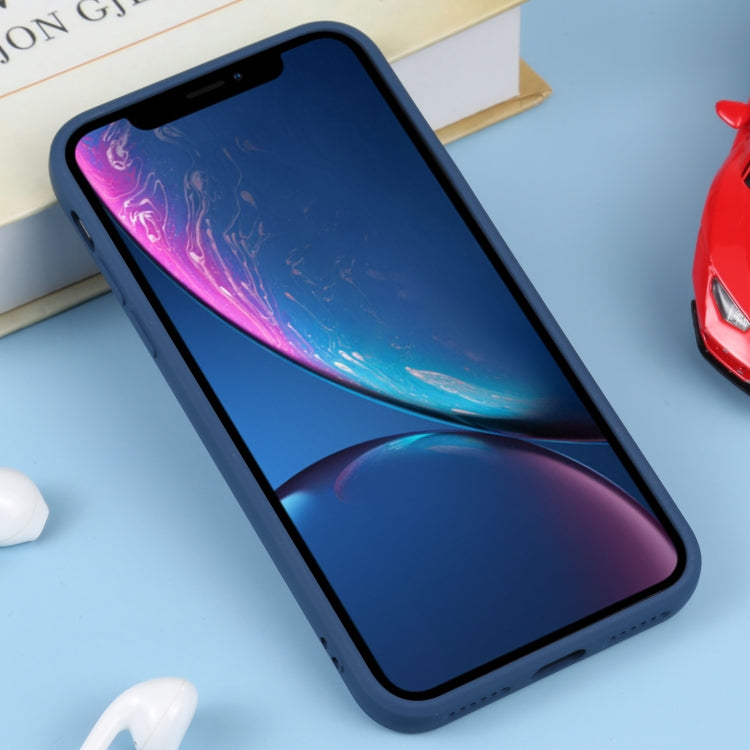 For iPhone XR Liquid Silicone Full Coverage Shockproof Magsafe Phone Case(Dark Blue) - More iPhone Cases by buy2fix | Online Shopping UK | buy2fix