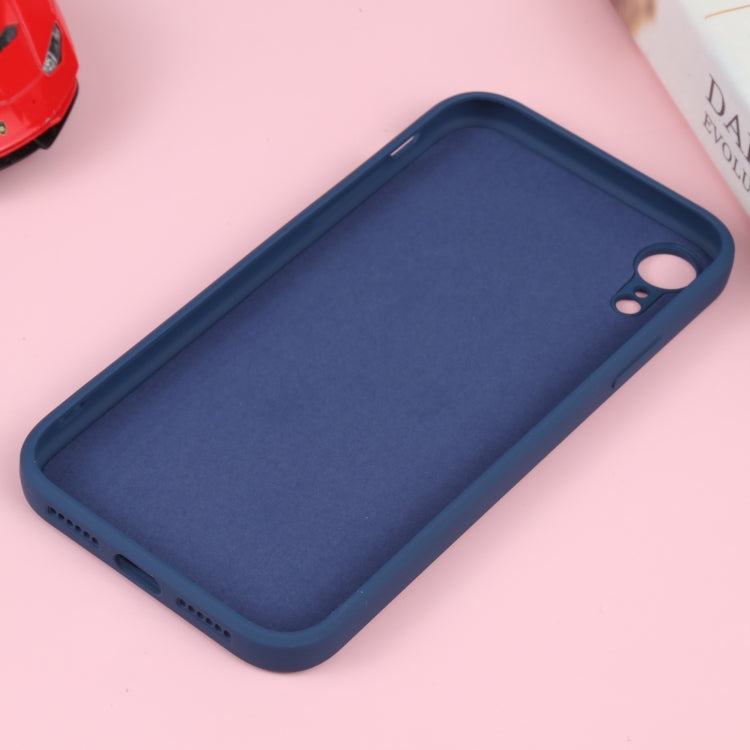 For iPhone XR Liquid Silicone Full Coverage Shockproof Magsafe Phone Case(Dark Blue) - More iPhone Cases by buy2fix | Online Shopping UK | buy2fix