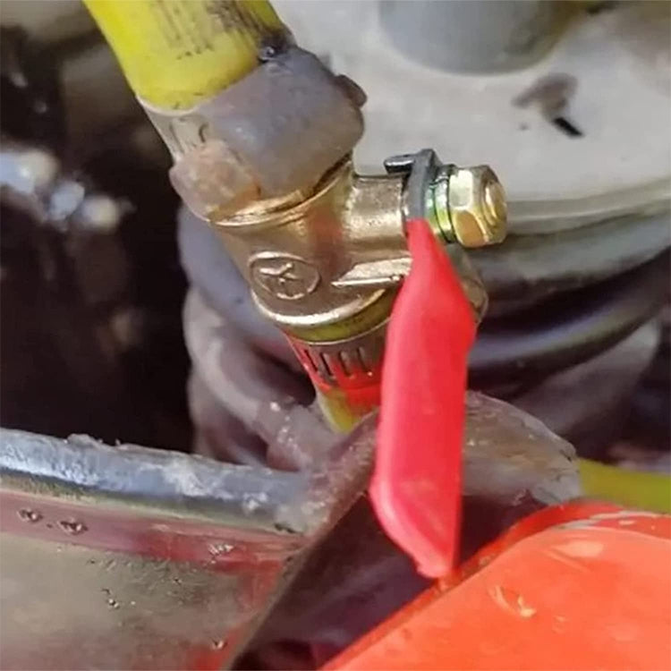 LAIZE Pneumatic Hose Barb Brass Shutoff Ball Valve, Specification:10mm by LAIZE