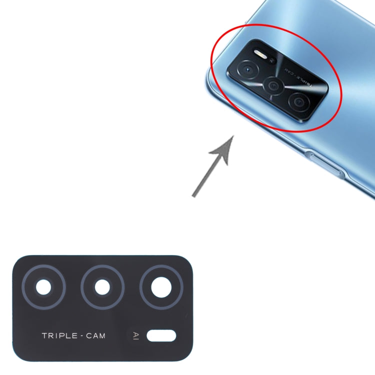 For OPPO A16/A16s/A54s 10 PCS Back Camera Lens - Camera Series by buy2fix | Online Shopping UK | buy2fix