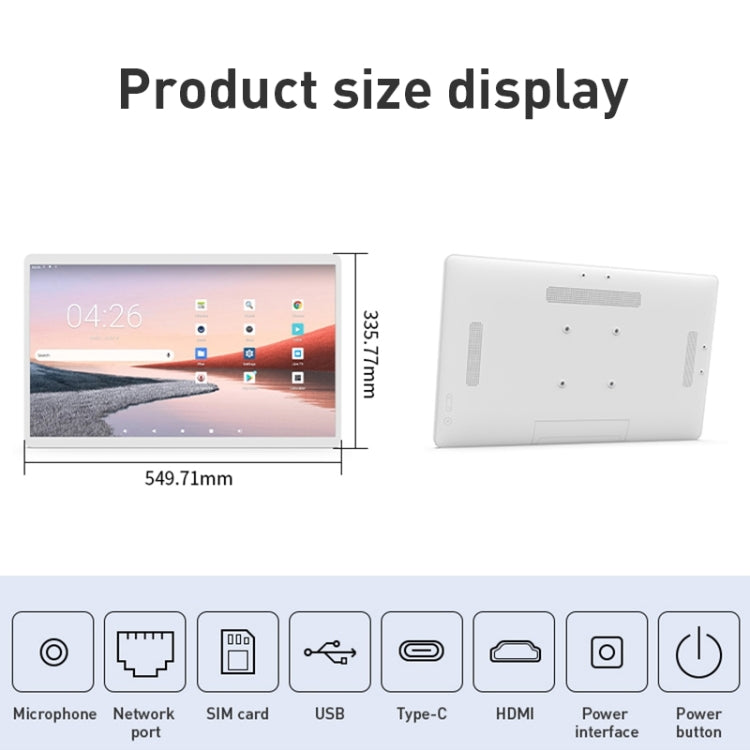 HSD2495T 24 inch IPS Display Advertising Machine Android 13 RK3588S2 4GB+32GB(Black) - 15 inch Above by buy2fix | Online Shopping UK | buy2fix