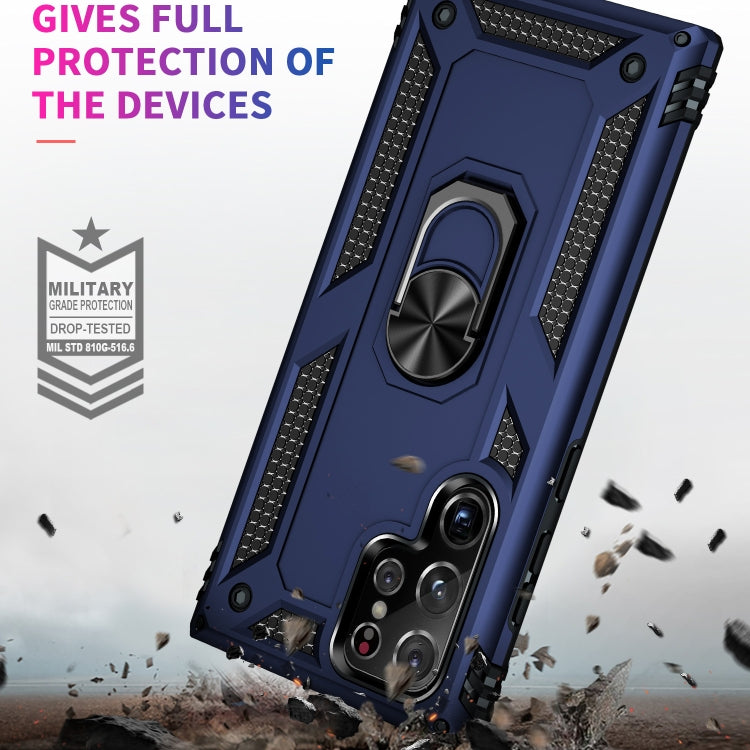 For Samsung Galaxy S23 Ultra 5G Shockproof TPU + PC Phone Case(Blue) - Galaxy S23 Ultra 5G Cases by buy2fix | Online Shopping UK | buy2fix