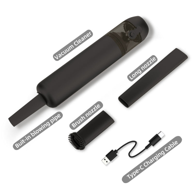 F35 15000Pa Cordless Handheld Car Vacuum Cleaner(Black) by buy2fix