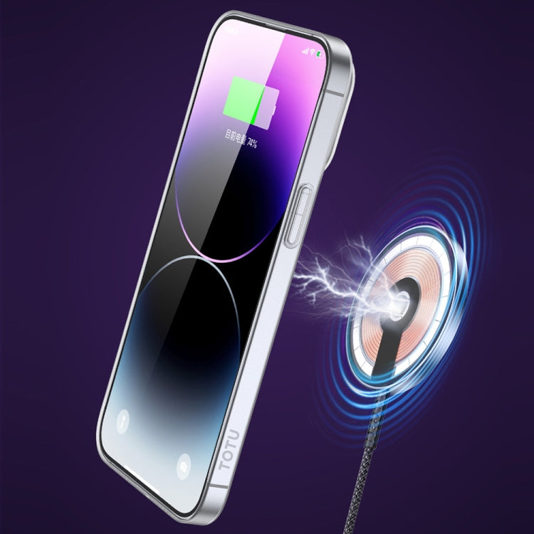 For iPhone 14 TOTUDESIGN AA-170 Zero Feeling Series Frosted Magsafe Phone Case(Light Purple) - iPhone 14 Cases by TOTUDESIGN | Online Shopping UK | buy2fix
