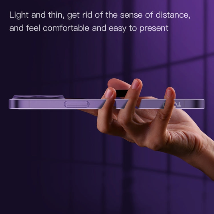 For iPhone 14 TOTUDESIGN AA-170 Zero Feeling Series Frosted Magsafe Phone Case(Light Purple) - iPhone 14 Cases by TOTUDESIGN | Online Shopping UK | buy2fix