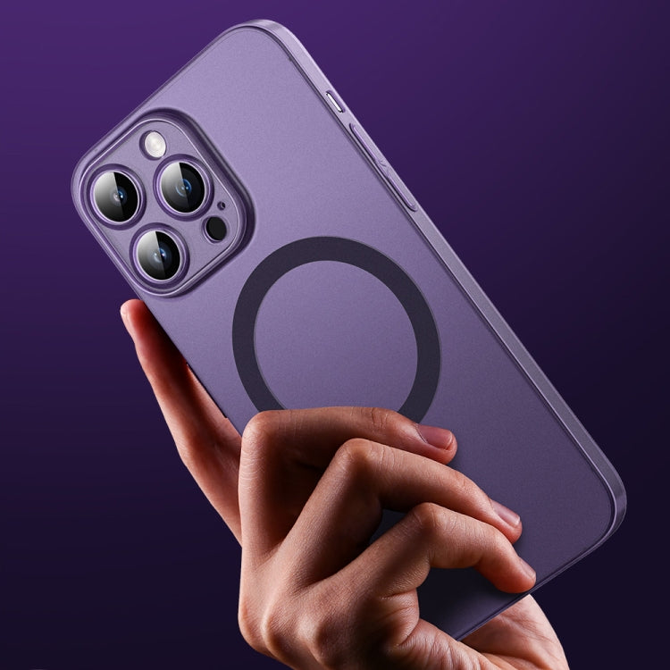 For iPhone 14 TOTUDESIGN AA-170 Zero Feeling Series Frosted Magsafe Phone Case(Light Purple) - iPhone 14 Cases by TOTUDESIGN | Online Shopping UK | buy2fix