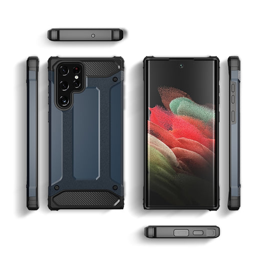 For Samsung Galaxy S23 Ultra 5G Magic Armor TPU Hard PC Phone Case(Grey) by buy2fix