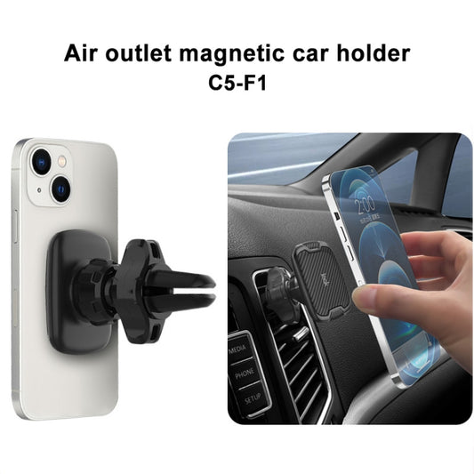 IMAK C5-F1 Magnetic Air Outlet Car Holder(Black) by imak