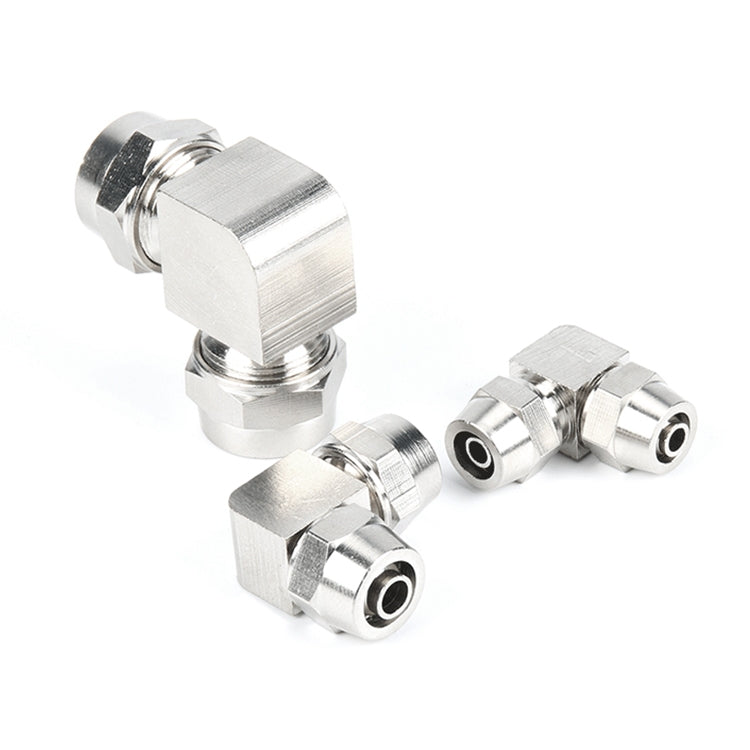 PV-6 LAIZE Nickel Plated Copper Elbow Pneumatic Quick Connector - Interface Series by LAIZE | Online Shopping UK | buy2fix