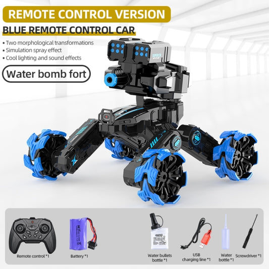 DM-528 Four-wheel Battle Blooming Tire Spray Remote Control Car, Specification:Single Control Water Bomb(Blue) by buy2fix