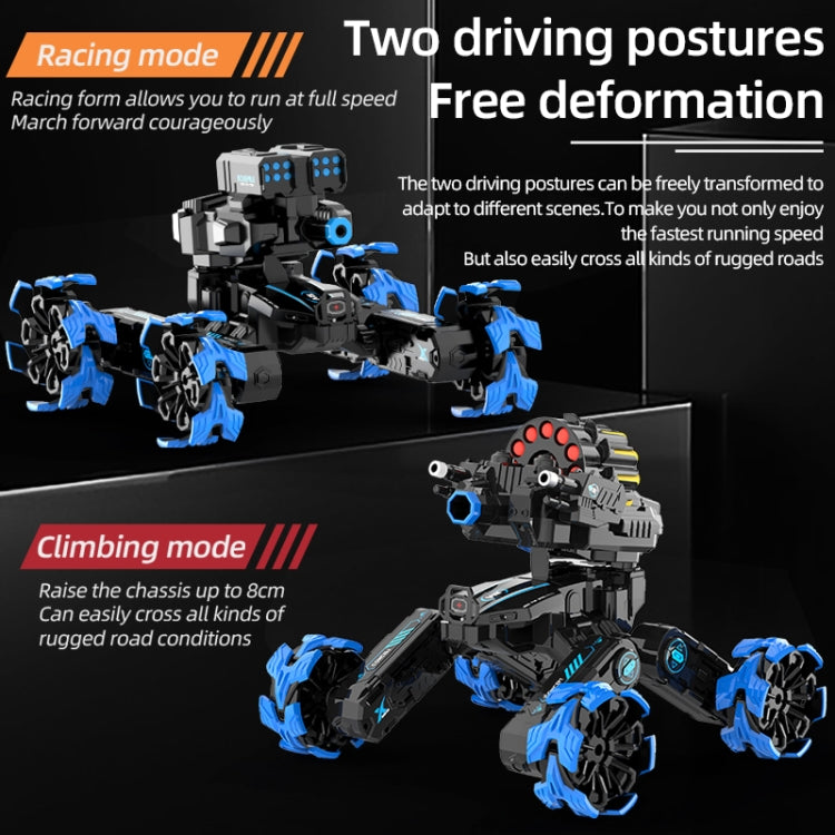 DM-528 Four-wheel Battle Blooming Tire Spray Remote Control Car, Specification:Dual Control Water Bomb(Blue) - RC Cars by buy2fix | Online Shopping UK | buy2fix
