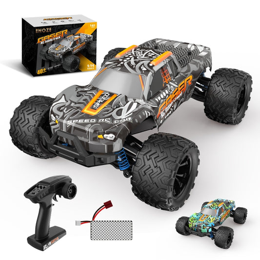 9000E 1:14 Full Scale Remote Control 4WD High Speed Car(Graffiti Black) by buy2fix