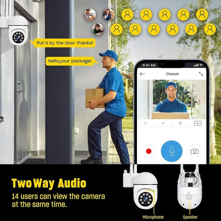 A7 1080P HD Wireless WiFi Smart Surveillance Camera Support Night Vision / Two Way Audio without Memory - Wireless Camera by buy2fix | Online Shopping UK | buy2fix
