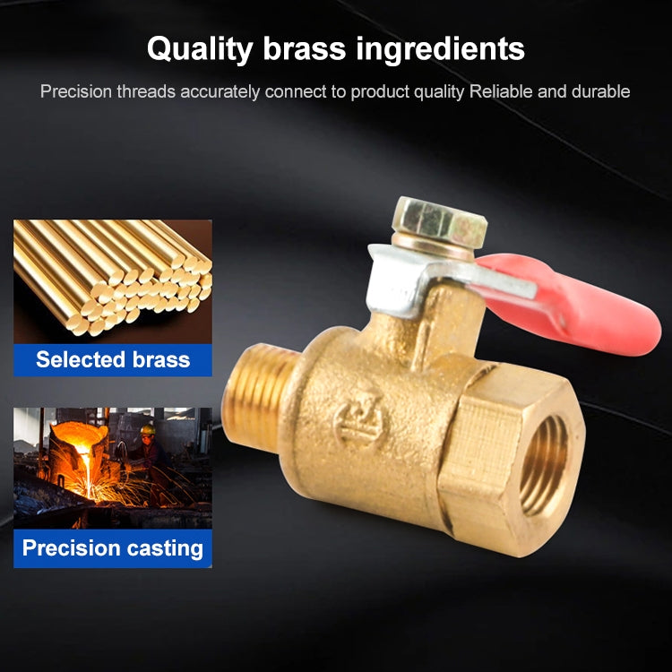LAIZE Pneumatic Hose Connector Copper Ball Valve, Specification:Double Outside 1 1/8 inch - by LAIZE | Online Shopping UK | buy2fix