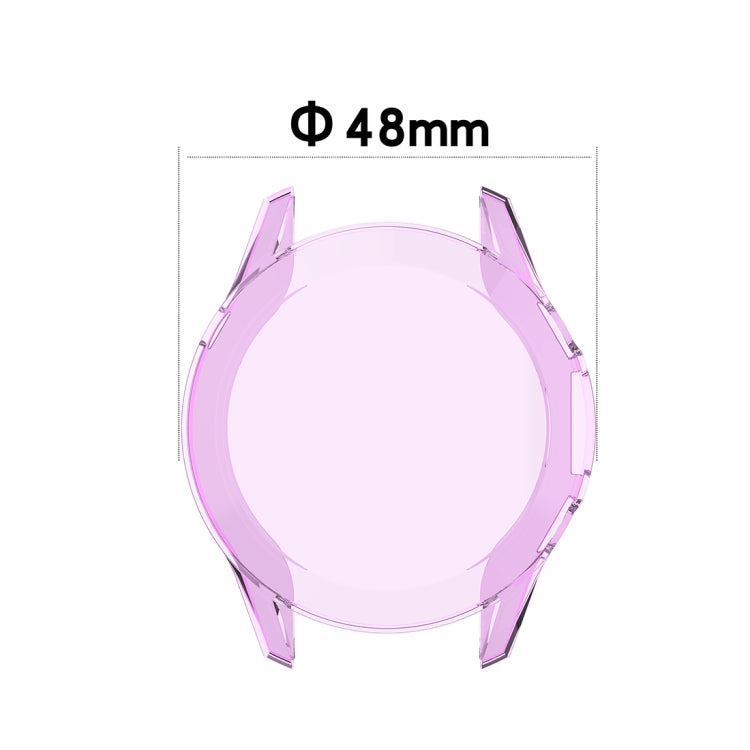 For Huawei Watch GT2 46mm Full Coverage Watch Protective Case with Screen(Transparent White) by buy2fix