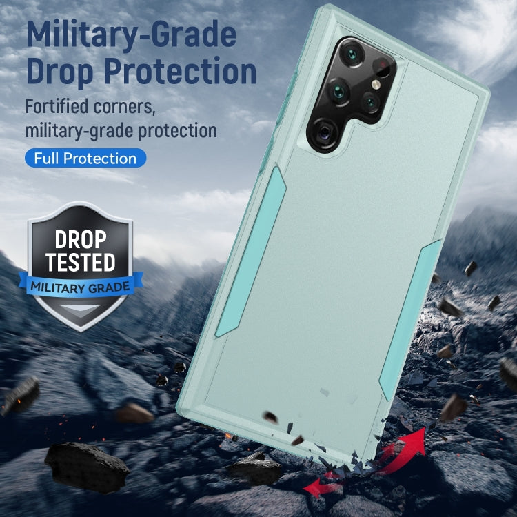 For Samsung Galaxy S23 Ultra 5G Pioneer Armor PC + TPU Phone Case(Green) - Galaxy S23 Ultra 5G Cases by buy2fix | Online Shopping UK | buy2fix
