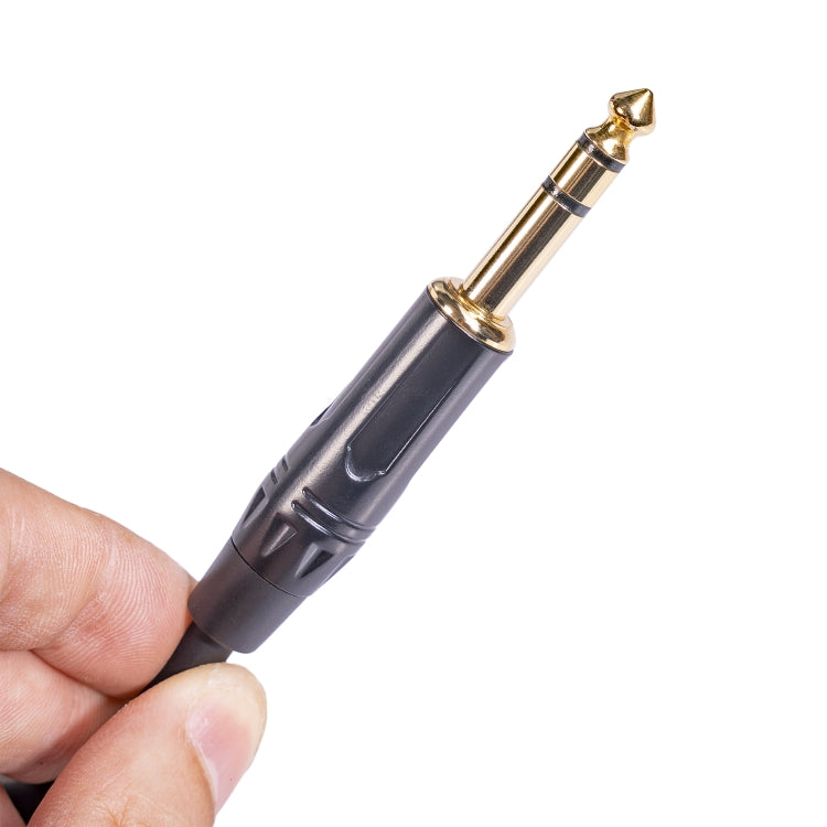 TC145BK19 6.35mm 1/4 inch TRS Male to XLR 3pin Male Audio Cable, Length:1.8m - Microphone Audio Cable & Connector by buy2fix | Online Shopping UK | buy2fix