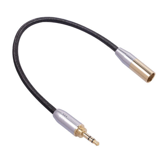 SB423M120-03 6.35mm + 3.5mm Male to Mini XLR 3pin Male Audio Cable, Length: 30cm by buy2fix