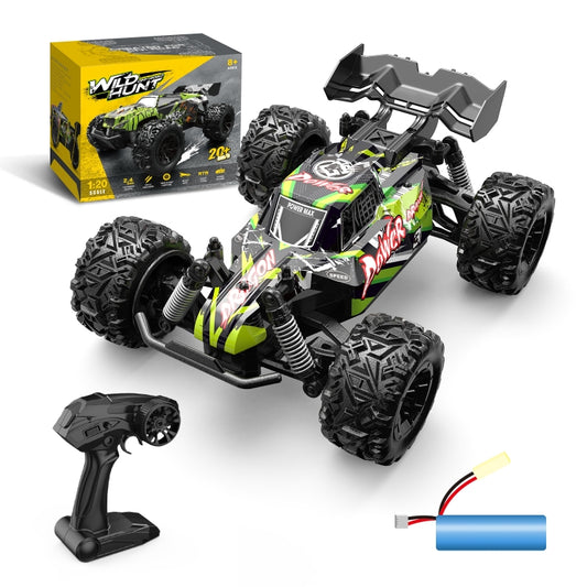 2.4G 1:20 Full Scale RC Off-road Vehicle(Green) by buy2fix