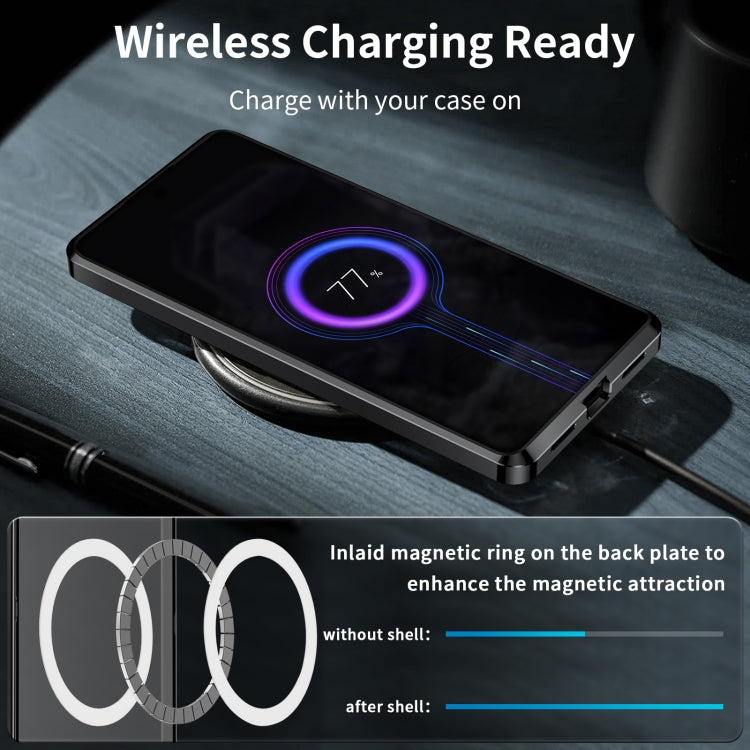 For Google Pixel 8 MagSafe Magnetic Frosted Metal Phone Case(Black) by buy2fix