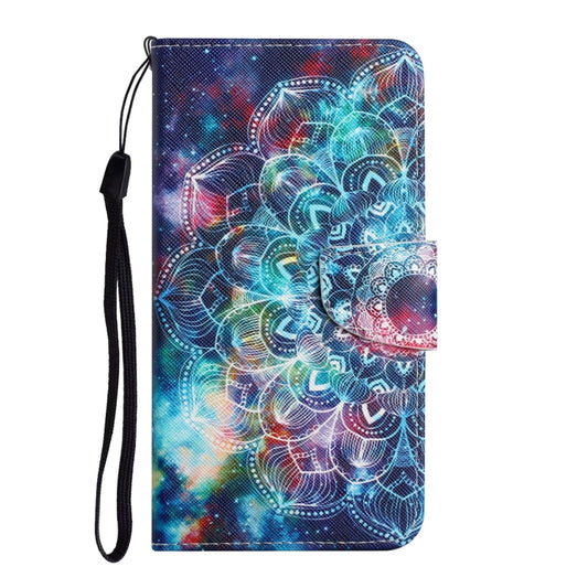 For Xiaomi Redmi A1 Colored Drawing Pattern Leather Phone Case(Star Mandala) by buy2fix