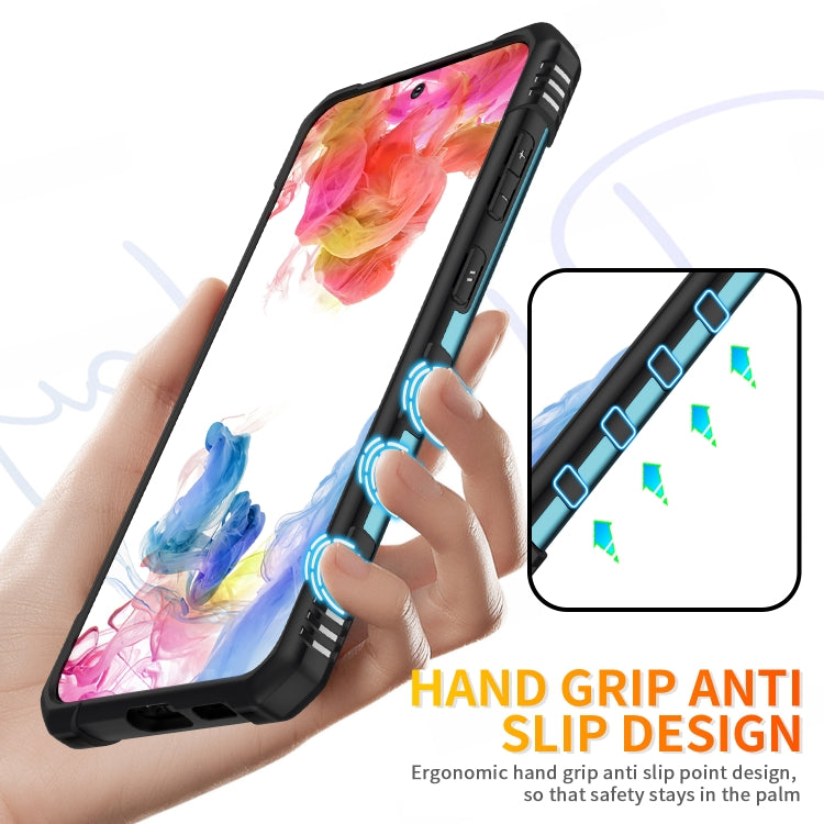 For Samsung Galaxy S23 5G Ring Holder Phone Case(Light Blue) - Galaxy S23 5G Cases by buy2fix | Online Shopping UK | buy2fix