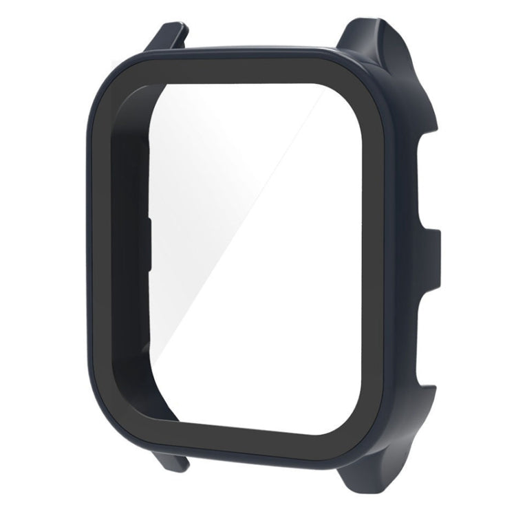 For Garmin Venu Sq2 PC + 9H Tempered Glass Integrated Protective Watch Case(Ink Blue) - Watch Cases by buy2fix | Online Shopping UK | buy2fix