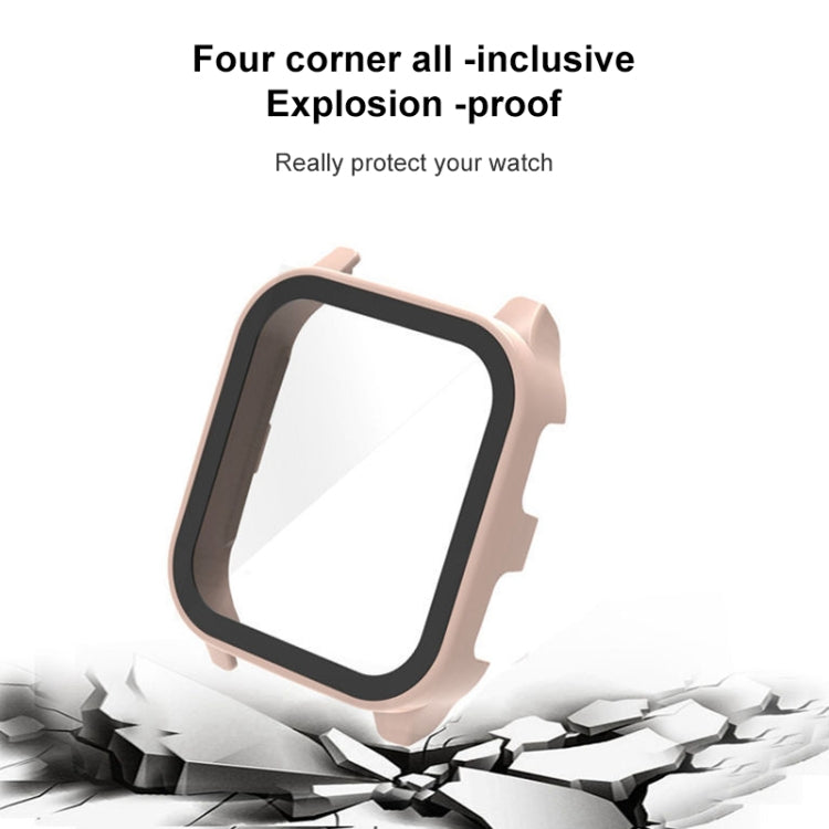 For Garmin Venu Sq2 PC + 9H Tempered Glass Integrated Protective Watch Case(Ink Blue) - Watch Cases by buy2fix | Online Shopping UK | buy2fix