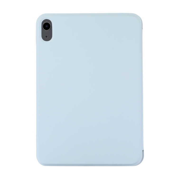 For iPad 2025 / 2022 3-fold Magnetic Buckle Leather Smart Tablet Case(White Ice Blue) - iPad 2025 / 2022 Cases by buy2fix | Online Shopping UK | buy2fix