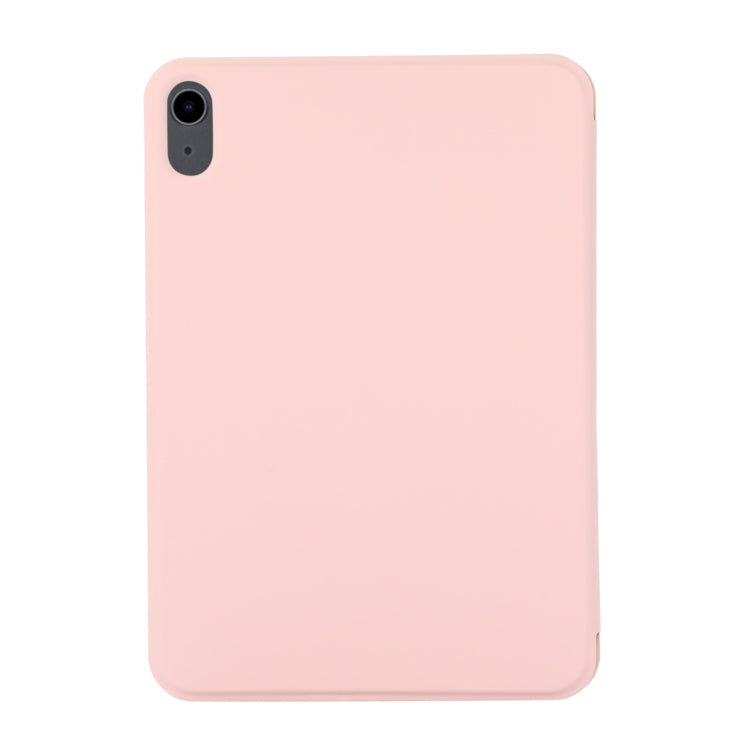 For iPad 2025 / 2022 3-fold Magnetic Leather Smart Tablet Case(Pink) - iPad 2025 / 2022 Cases by buy2fix | Online Shopping UK | buy2fix