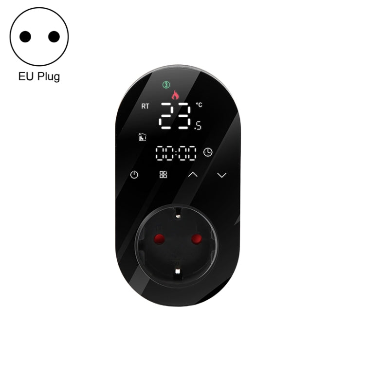 BHT12-EW Plug-in LED Thermostat With WiFi, EU Plug(Black) - Thermostat & Thermometer by buy2fix | Online Shopping UK | buy2fix