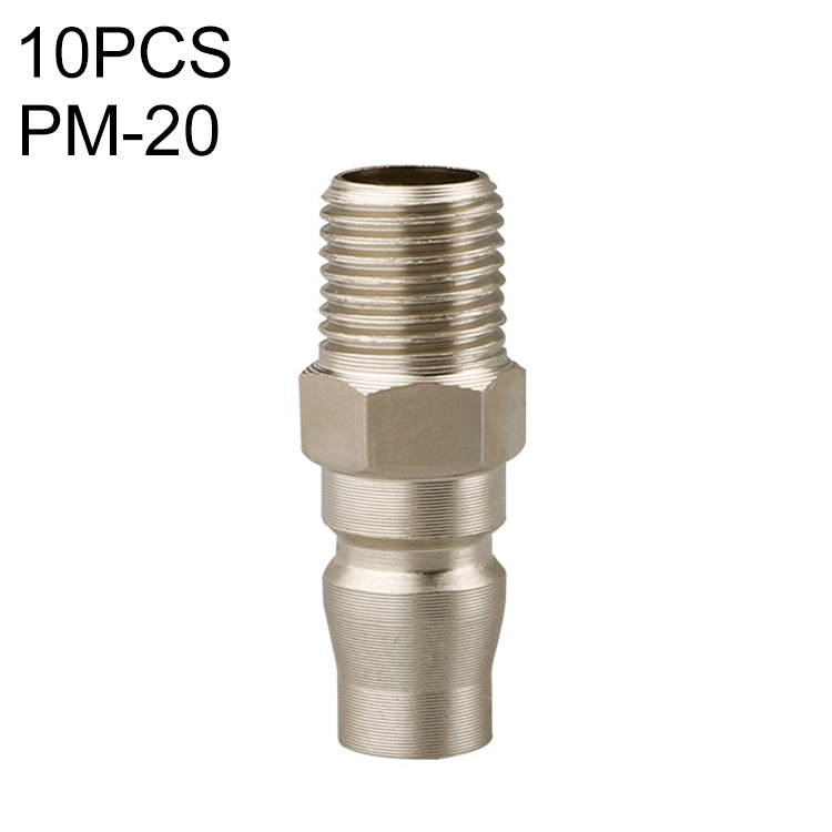 LAIZE PM-20 10pcs C-type Self-lock Pneumatic Quick Fitting Connector - Interface Series by LAIZE | Online Shopping UK | buy2fix