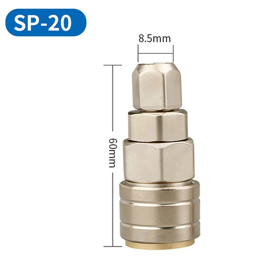 LAIZE SP-20 10pcs C-type Self-lock Pneumatic Quick Fitting Connector by LAIZE