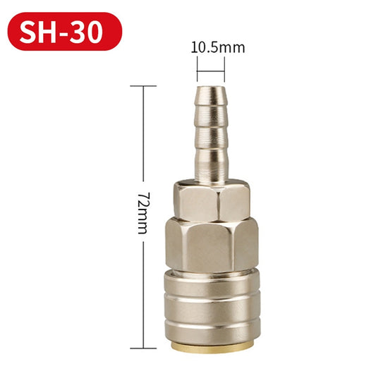 LAIZE SH-30 10pcs C-type Self-lock Pneumatic Quick Fitting Connector - Interface Series by LAIZE | Online Shopping UK | buy2fix