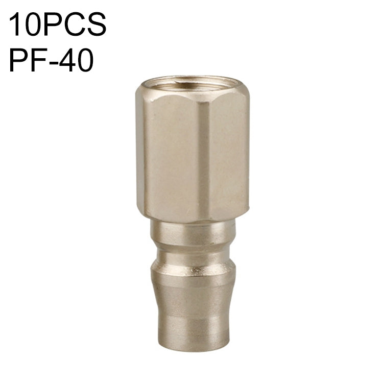 LAIZE PF-40 10pcs C-type Self-lock Pneumatic Quick Fitting Connector - Interface Series by LAIZE | Online Shopping UK | buy2fix