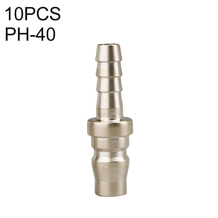 LAIZE PH-40 10pcs C-type Self-lock Pneumatic Quick Fitting Connector - Interface Series by LAIZE | Online Shopping UK | buy2fix