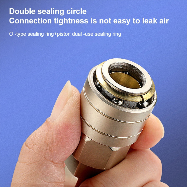 LAIZE SF+PF-40 10pcs C-type Self-lock Pneumatic Quick Fitting Connector - Interface Series by LAIZE | Online Shopping UK | buy2fix