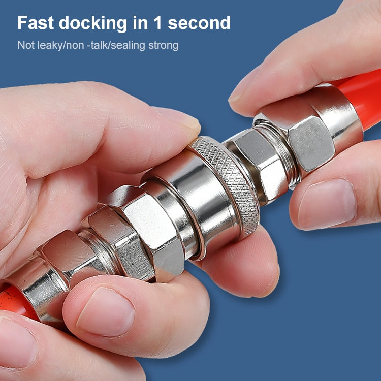 LAIZE PF-40 10pcs C-type Self-lock Air Tube Pneumatic Quick Fitting Connector - Interface Series by LAIZE | Online Shopping UK | buy2fix