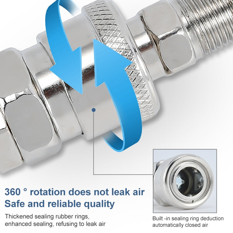 LAIZE PH-40 10pcs C-type Self-lock Air Tube Pneumatic Quick Fitting Connector - Interface Series by LAIZE | Online Shopping UK | buy2fix