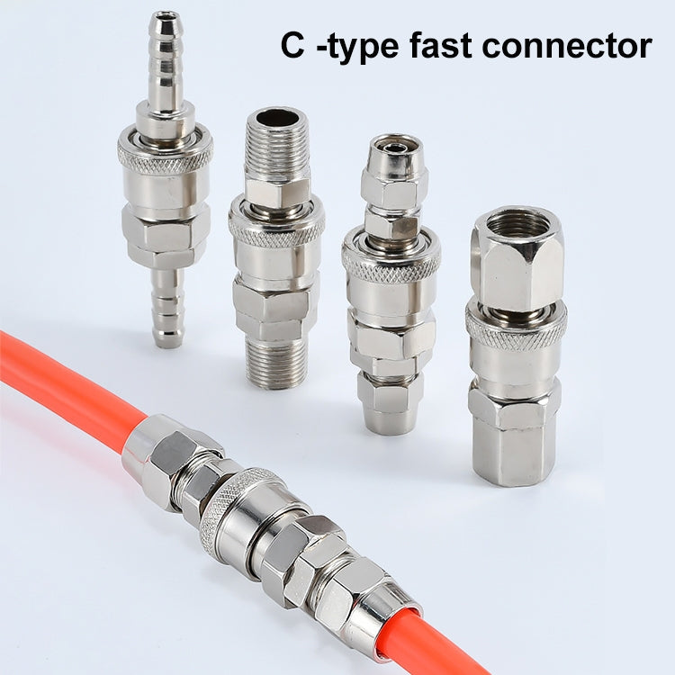 LAIZE PH-40 10pcs C-type Self-lock Air Tube Pneumatic Quick Fitting Connector - Interface Series by LAIZE | Online Shopping UK | buy2fix
