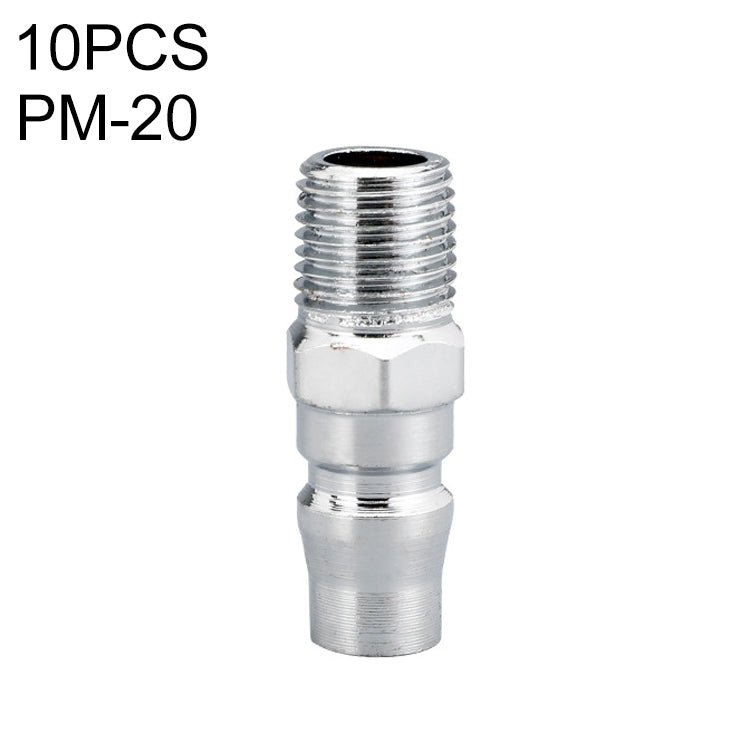 LAIZE PM-20 10pcs C-type Self-lock Air Tube Pneumatic Quick Fitting Connector - Interface Series by LAIZE | Online Shopping UK | buy2fix