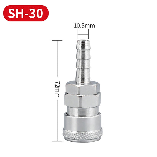 LAIZE SH-30 10pcs C-type Self-lock Air Tube Pneumatic Quick Fitting Connector - Interface Series by LAIZE | Online Shopping UK | buy2fix