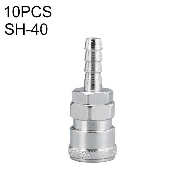 LAIZE SH-40 10pcs C-type Self-lock Air Tube Pneumatic Quick Fitting Connector - Interface Series by LAIZE | Online Shopping UK | buy2fix